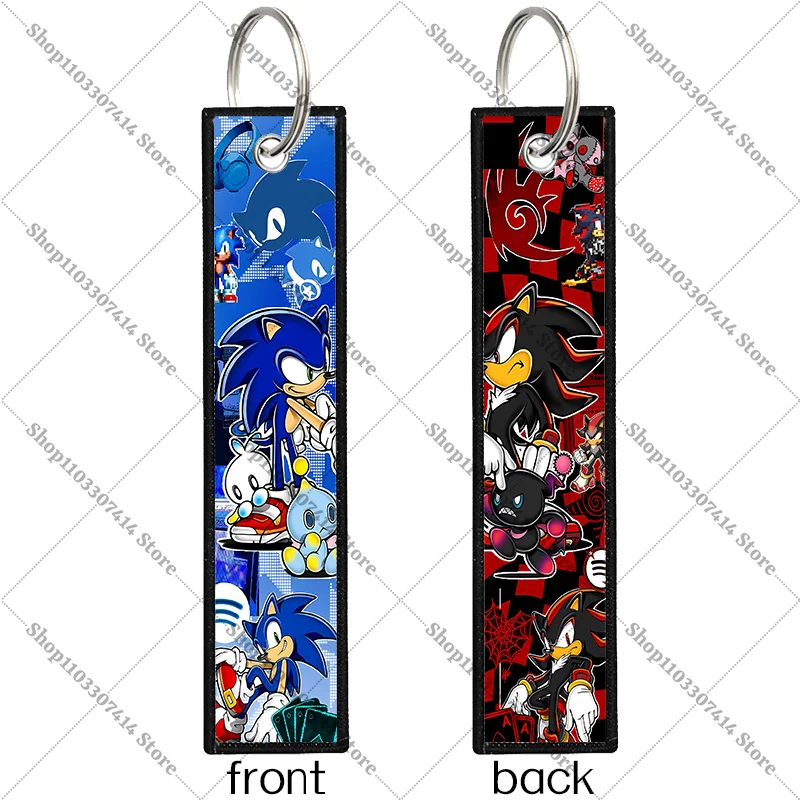 Anime Game Creative Keychain Accessories Cartoon Cute Keyrings Hedgehog Fashion Keyring Backpack Bag Ornament Birthday Gift 2026 - view 3