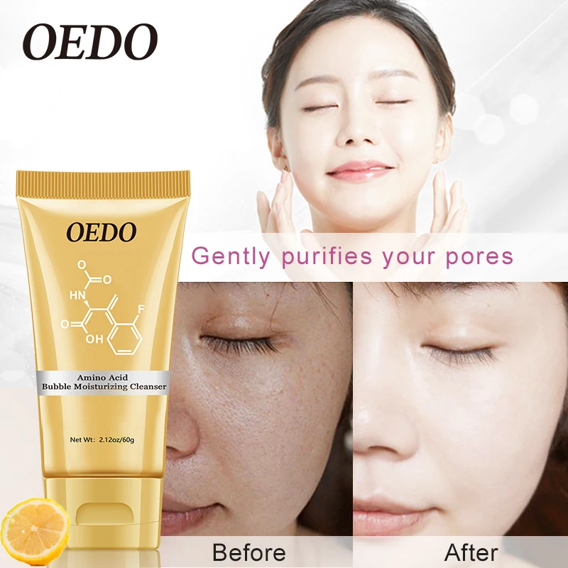 OEDO-Huile nettoyante pour le visage, contrôle des pores, hydratant, moussant, soins de la peau, éclaircissant