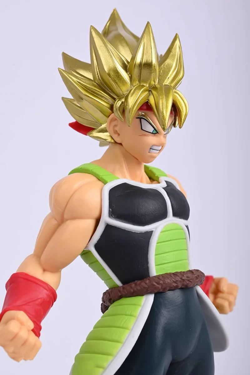 Bandai Original Banpresto Anime Dragon Ball Z Super Saiyan Burdock PVC Action Figures Collection Model Ornament Toy