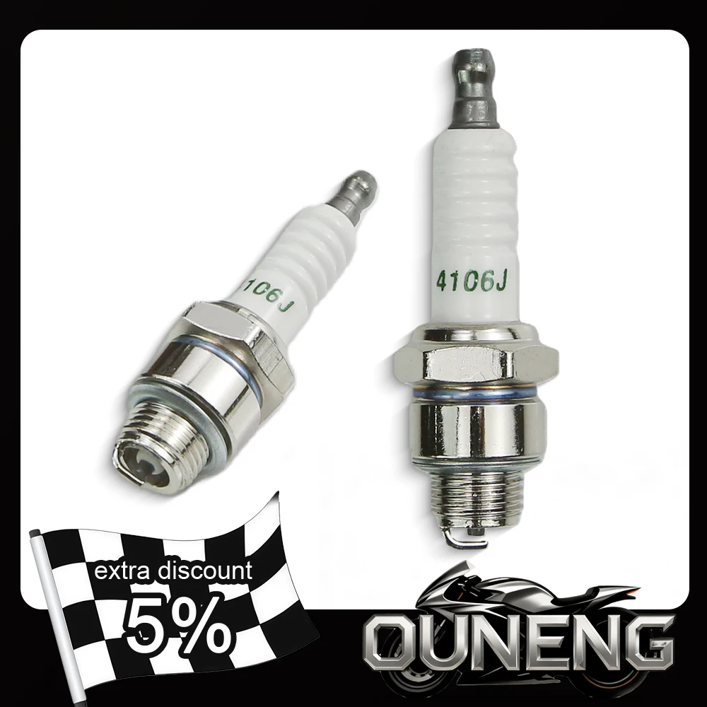 1PC Spark Plug 4106J FOR Spray Powder Duster Spark Plug Lawn & Garden Equipment Engine Spark Plug Equipment
