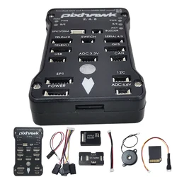 Flight Controller Pixhawk PX4 Autopilot PIX 2.4.8 32 Bit + Buzzer 4G SD +Safety Switch +I2C Splitter Expand Module + USB cable