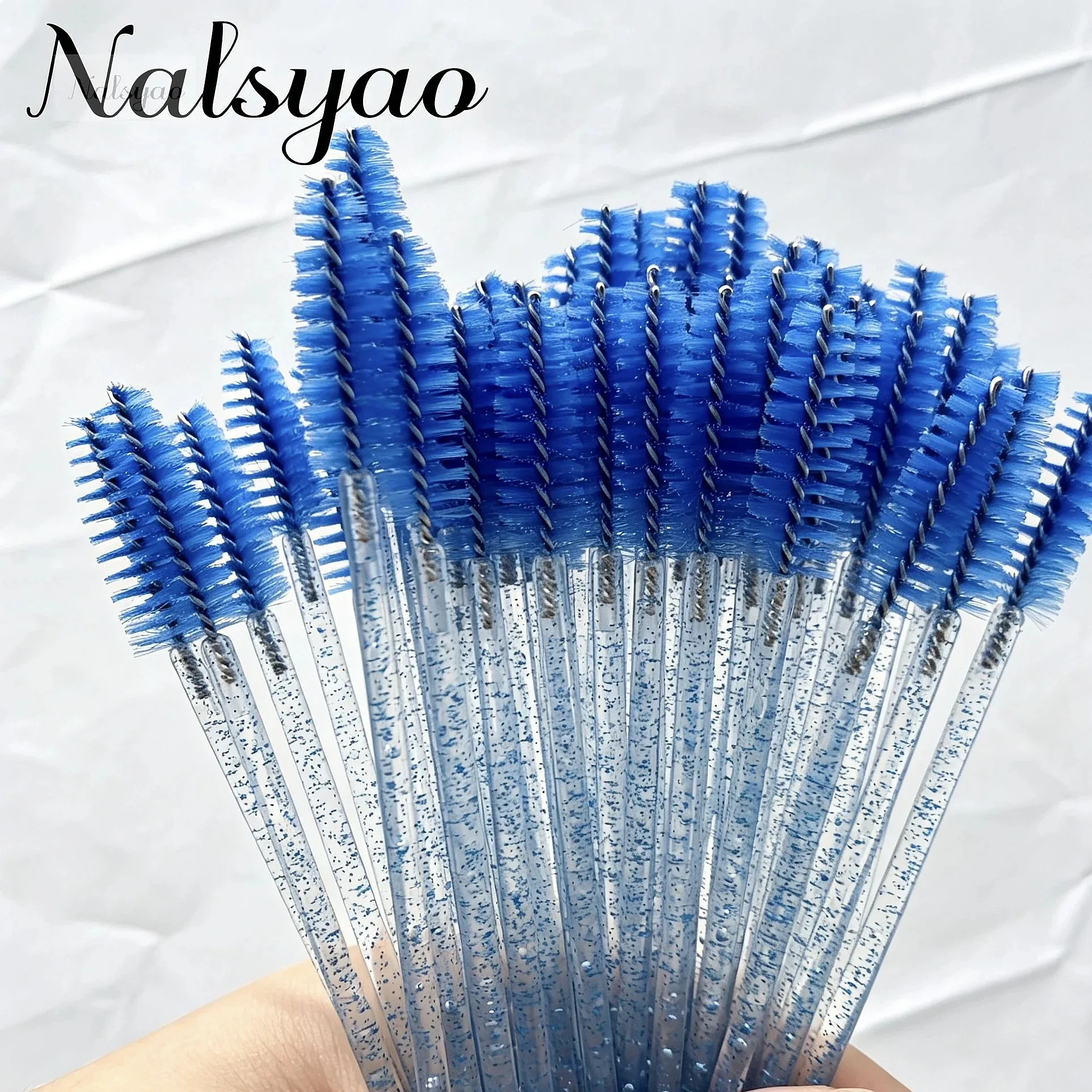 200Pcs Disposable Eyelash Extension Brush Mascara Stick Applicator Propeller Eyebrow Makeup Tools Set