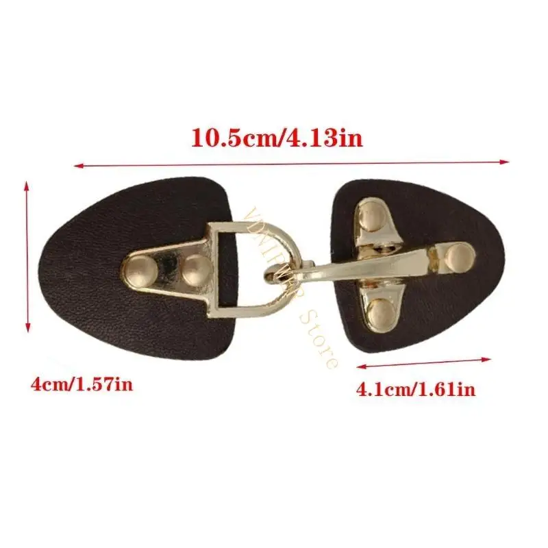Elegant Coat Accessory Toggle Buckles Closure Buttons for Trench Coat Jackets D08E