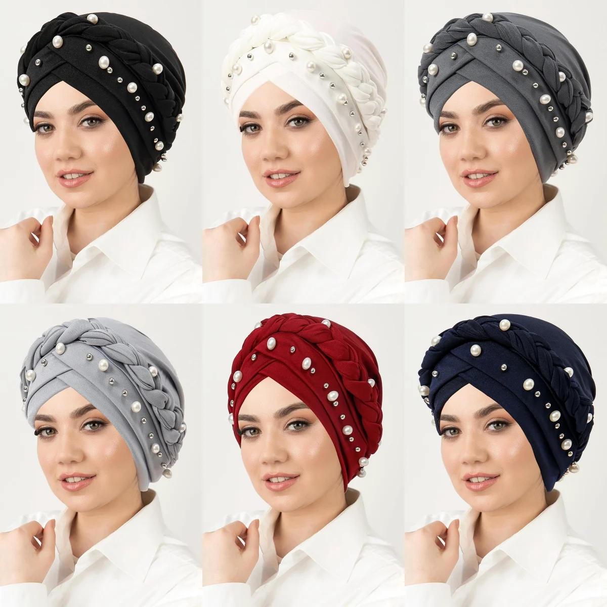 

Однотонная готовая косынка-тюрбан с узлом для женщин, африканский головной платок, шапка-бини, головной убор для химиотерапии, головные повязки для женщин