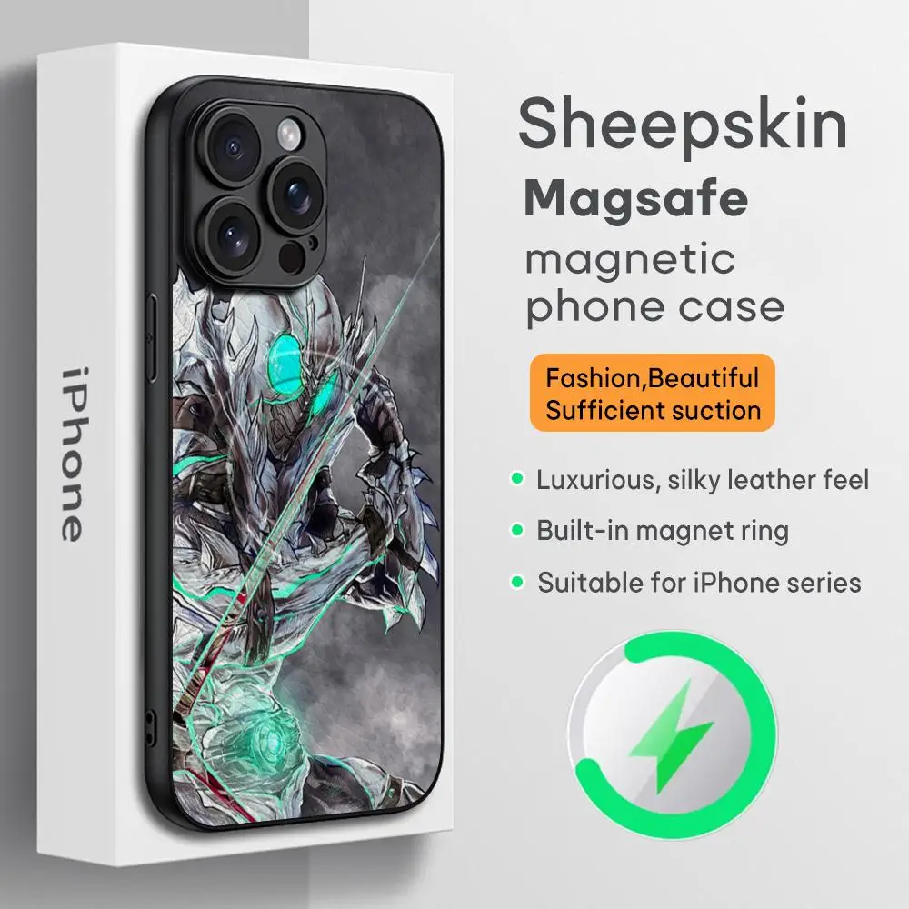 Kamen Rider Blacksun Shadow Moon Phone Case For iPhone 16 15 14 13 12 11 Plus Pro Max  High-end Luxury Magsafe Sheepskin