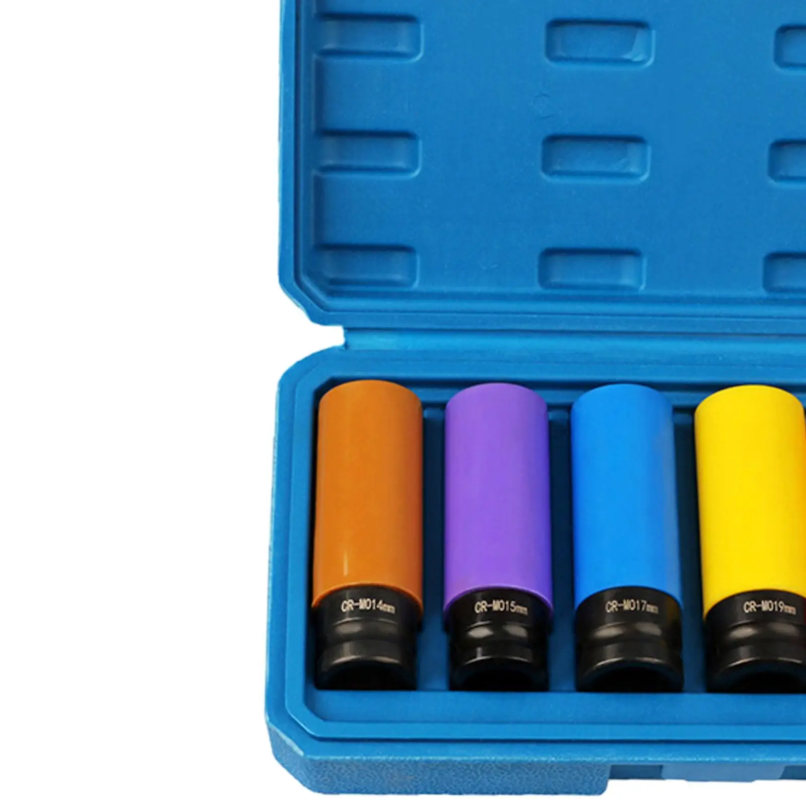 Набор торцевых головок для колес 1/2 дюйма, метрический привод 17 мм, 19 мм, 21 мм, с футляром для хранения, набор тонких головок, набор торцевых ключей для папы, мужчин, прочный