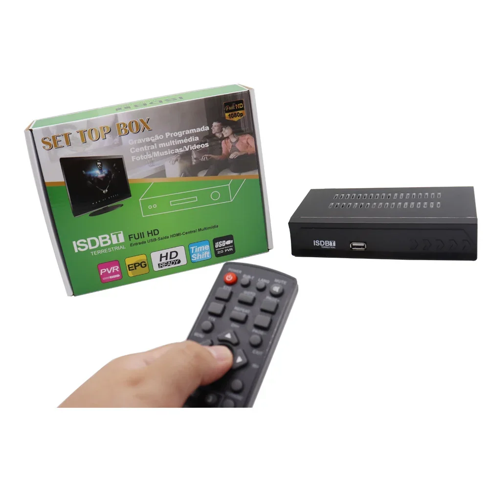 ISDB-T for Chile Digital TV Decoder 1080P HD Terrestrial Set Top