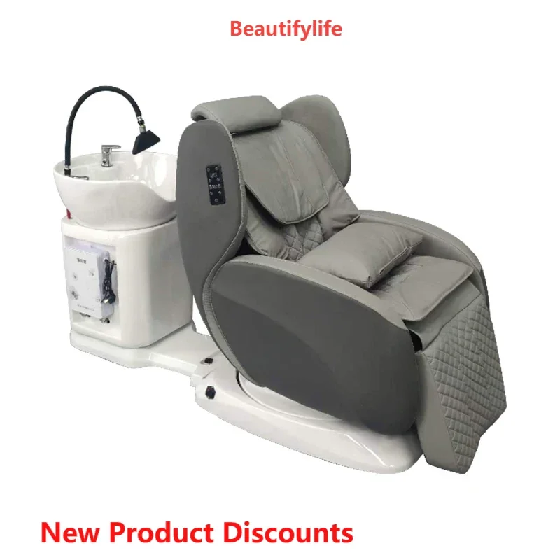 

l Intelligent High-End Electric Massage Rotating Hair Care Chair Multi-Function Put down Head Therapy Massage Hair-Washing Chair