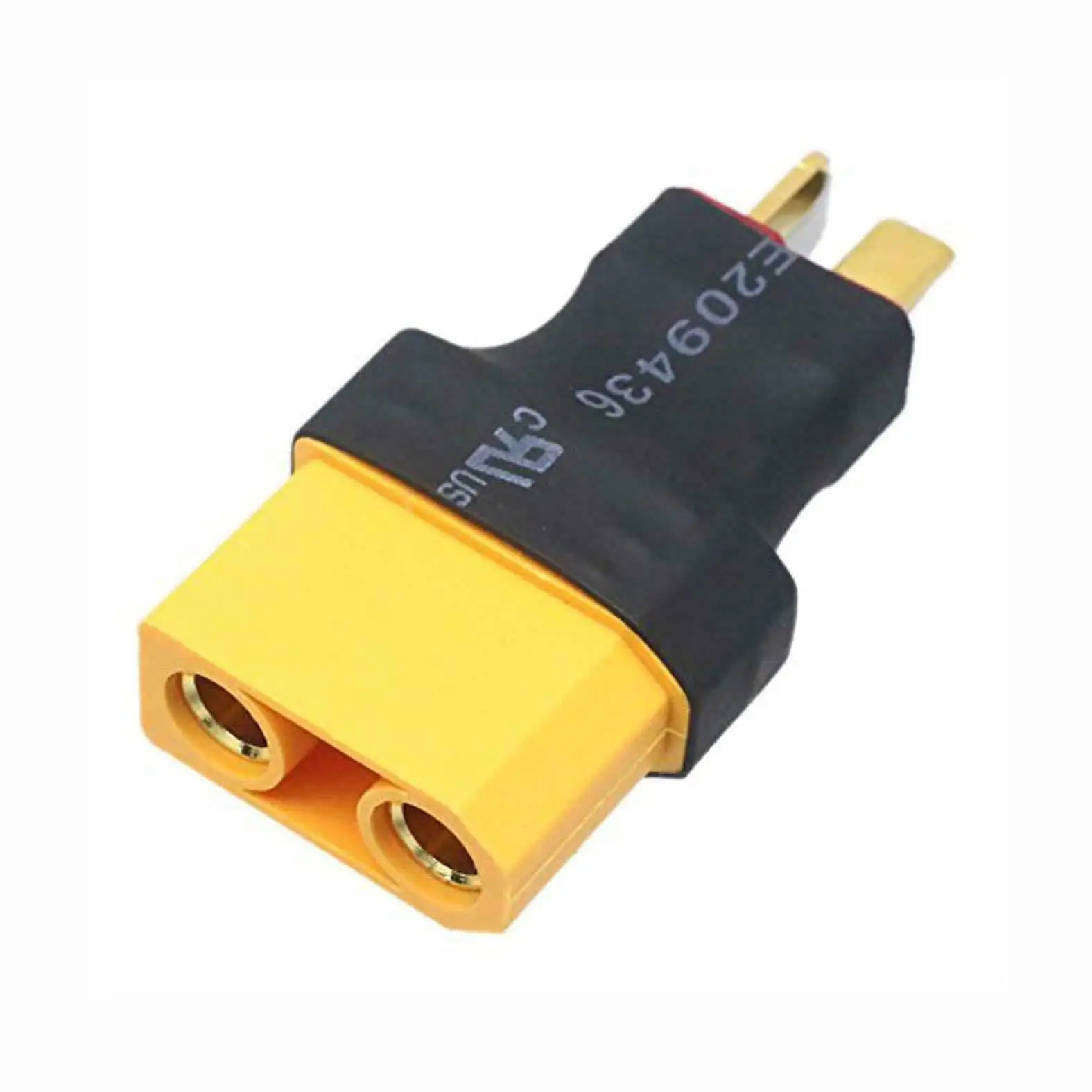 Adaptador de enchufe Unisex XT90 a Deans T, conector sin cable para RC DIY, piezas de batería Lipo, juguetes electrónicos de plástico, 10 Uds.