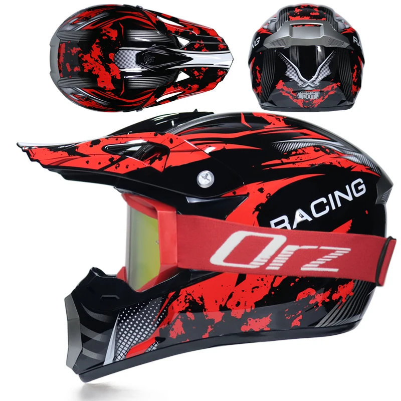 Casque intégral ultra léger et respirant pour vélo de montagne, casque de cross-country, casque d\'équitation DH drop, tout-terrain