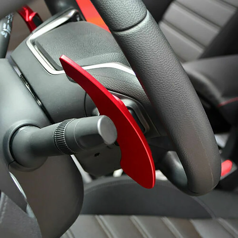 2Pcs Aluminium Alloy Shift Paddle Steering Wheel Shifter Paddlers Extension For Honda Think Platinum Acord Odyssey Guandao Gears