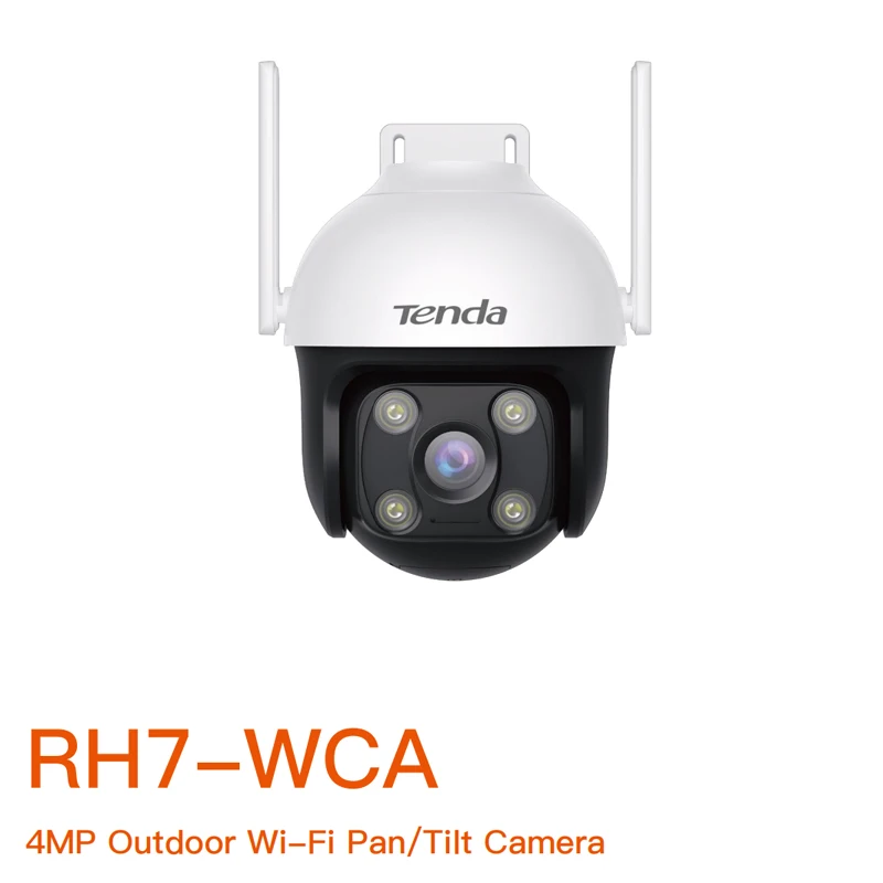 Tenda RH7-WCAV 4MP Outdoor Wi-Fi Pan/Tilt Camera POE camera integrates 360 wifi camera Wireless 5MP ICR IP65