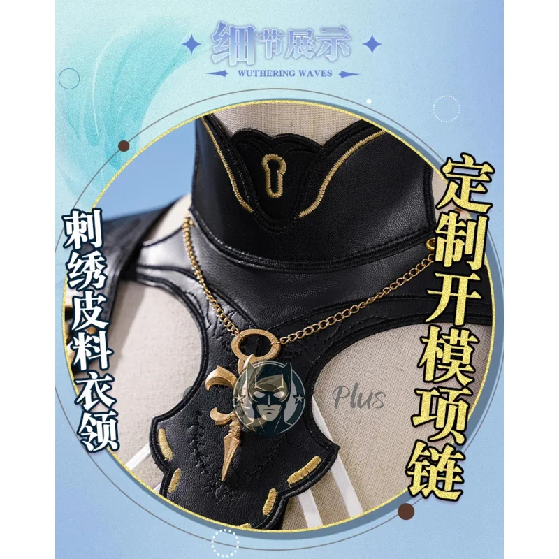 Wuthering Waves Cartethyia Cosplay Costume Full Set Halloween Anime Party Carnival Masquerade Game Play Role Clothes Clothing