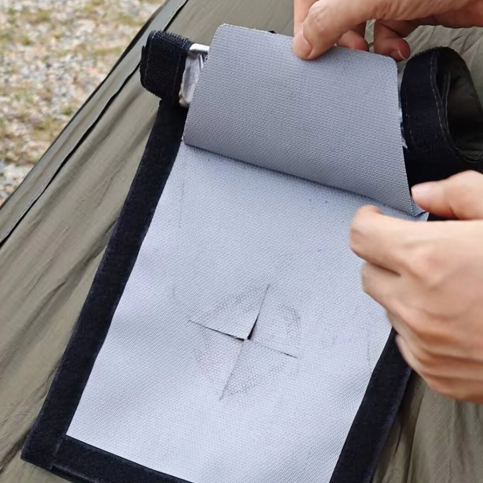 Hot Tent Stove Jack Patch Doppelschichtiges, feuerfestes, hitzebeständiges Installationsset für Holzofenrohr, Campingzelt