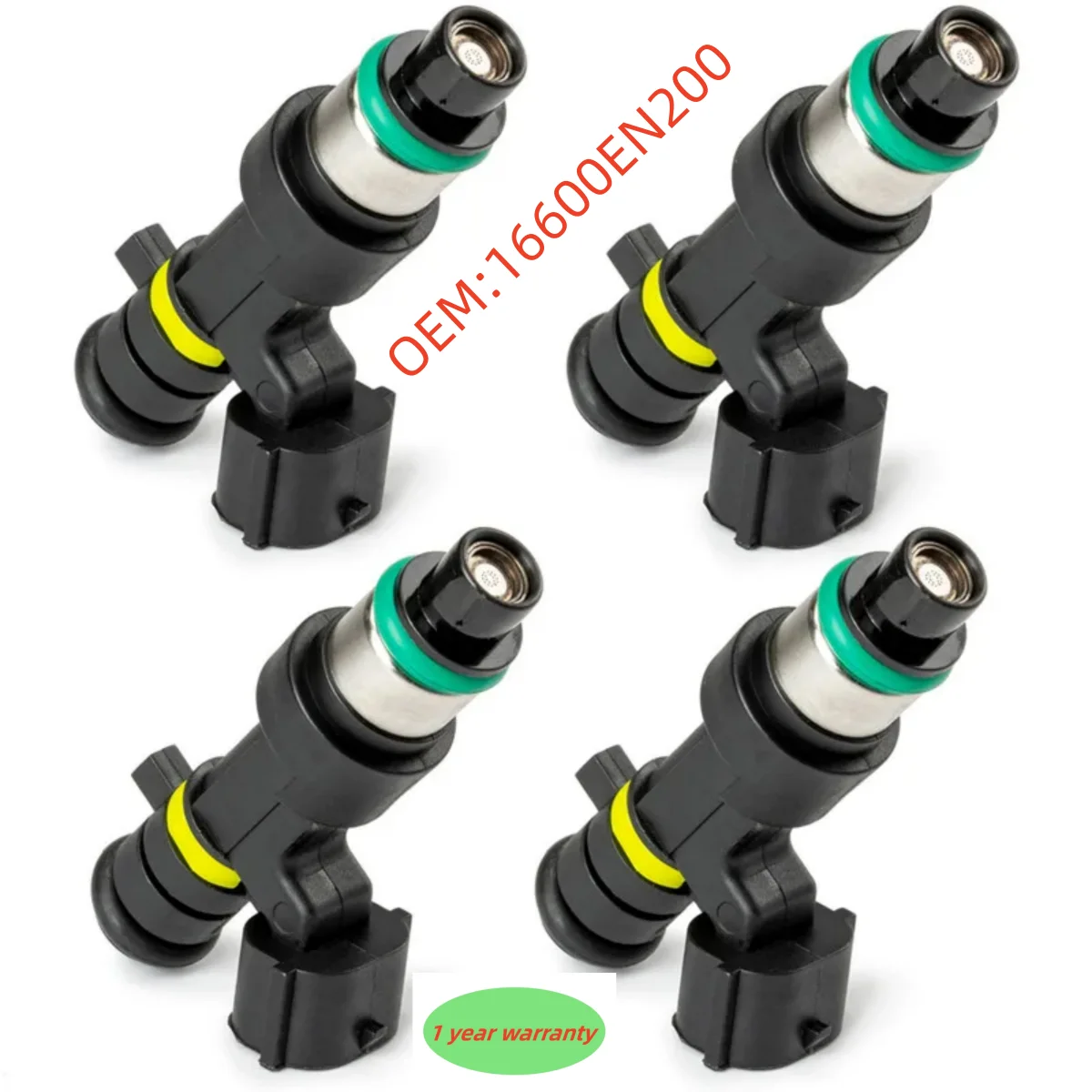 

4pcs 16600EN200 Fuel Injectors Auto Adapters Fuel System Replace for NISSAN CUBE 2009-2014 NV200 2013-2017 Car Engine Parts