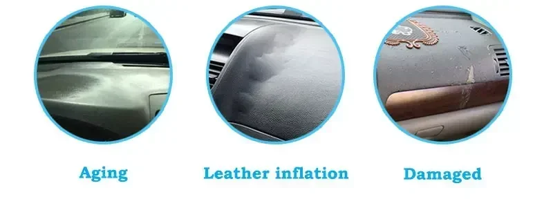 Armaturenbrett-Abdeckung, Anti-Rutsch-Matte, Schutzpolster, Auto-Sonnenschutz, Teppich, Teppich für Peugeot 2008 E-2008 208 E208 GT 2019–2022 – Detail 5