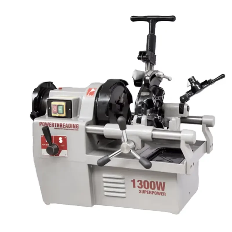 Portable Electric Pipe Threading Machine 220V New Condition With 1-Year Warranty for Home Use