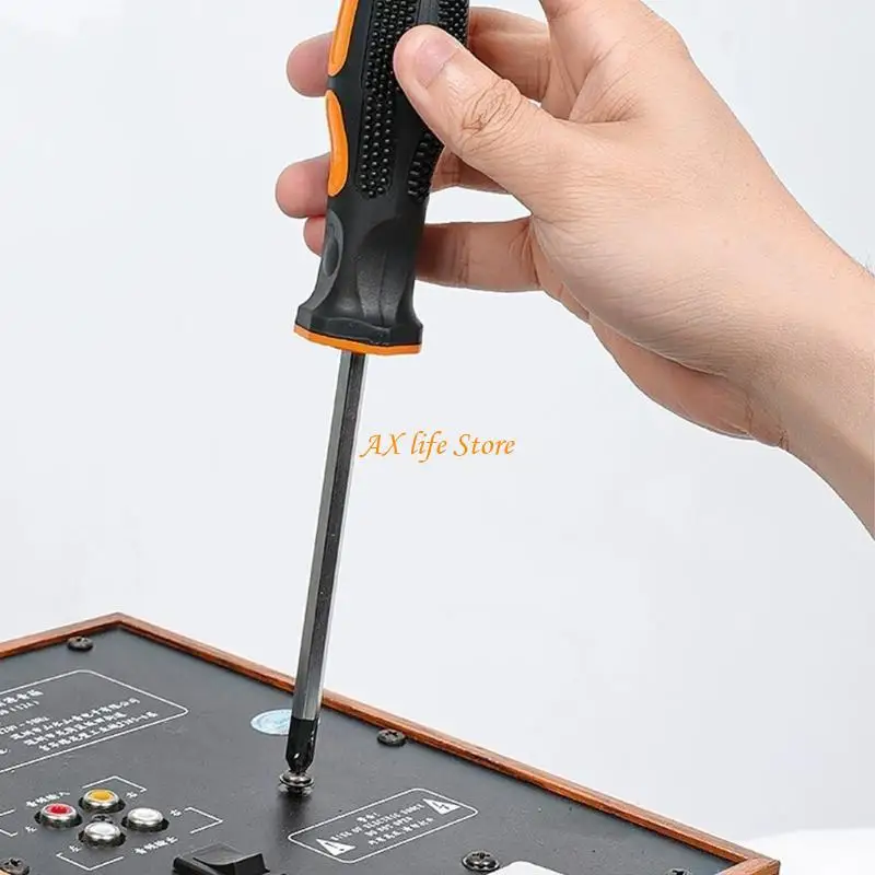 

J2HA 2pcs Profession High Strength Screwdriver With Striking Through Design