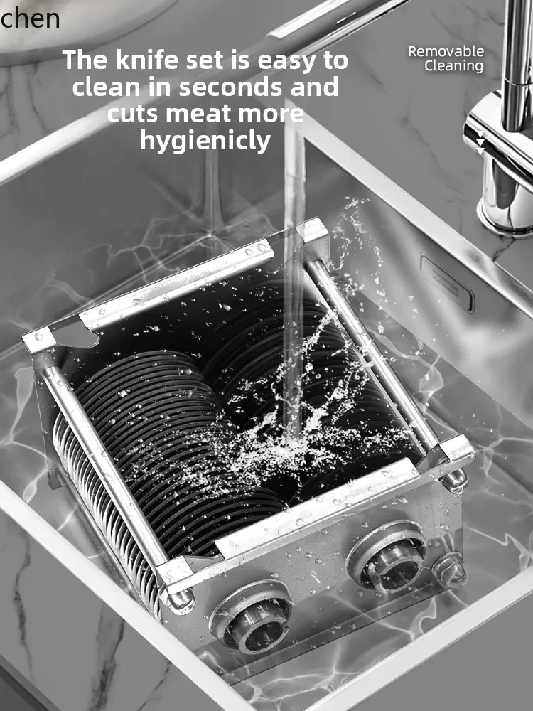 YY-Meat Grinder High Power Electric Stainless Steel Multifunctional Slicing, Grinding Enema, Beating Meat Stuffing Machine