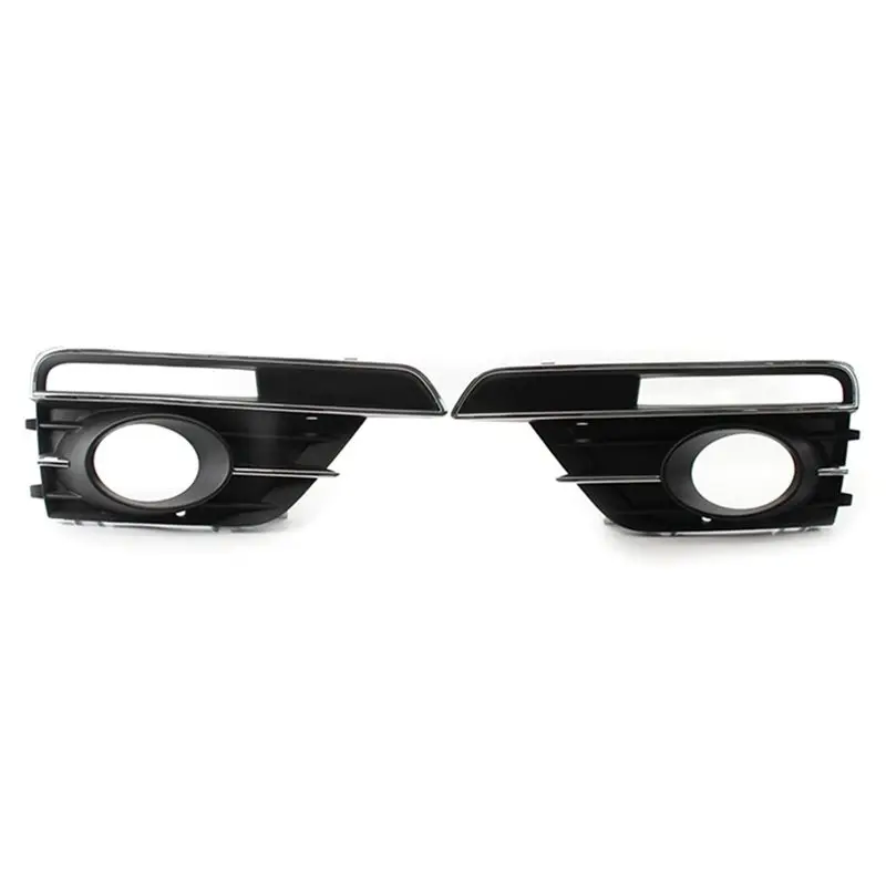 ABHX-1 Pair Front Bumper Fog Light Grilles For VW Beetle 2016 2017 2018 2019 5C5854661J 5C5854662J