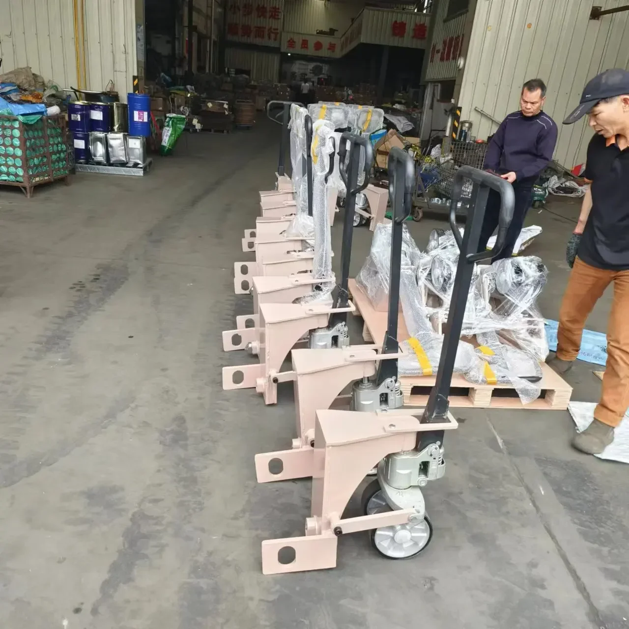 8000kgs Heavy Duty Hydraulic Lifting Container Caster Wheel