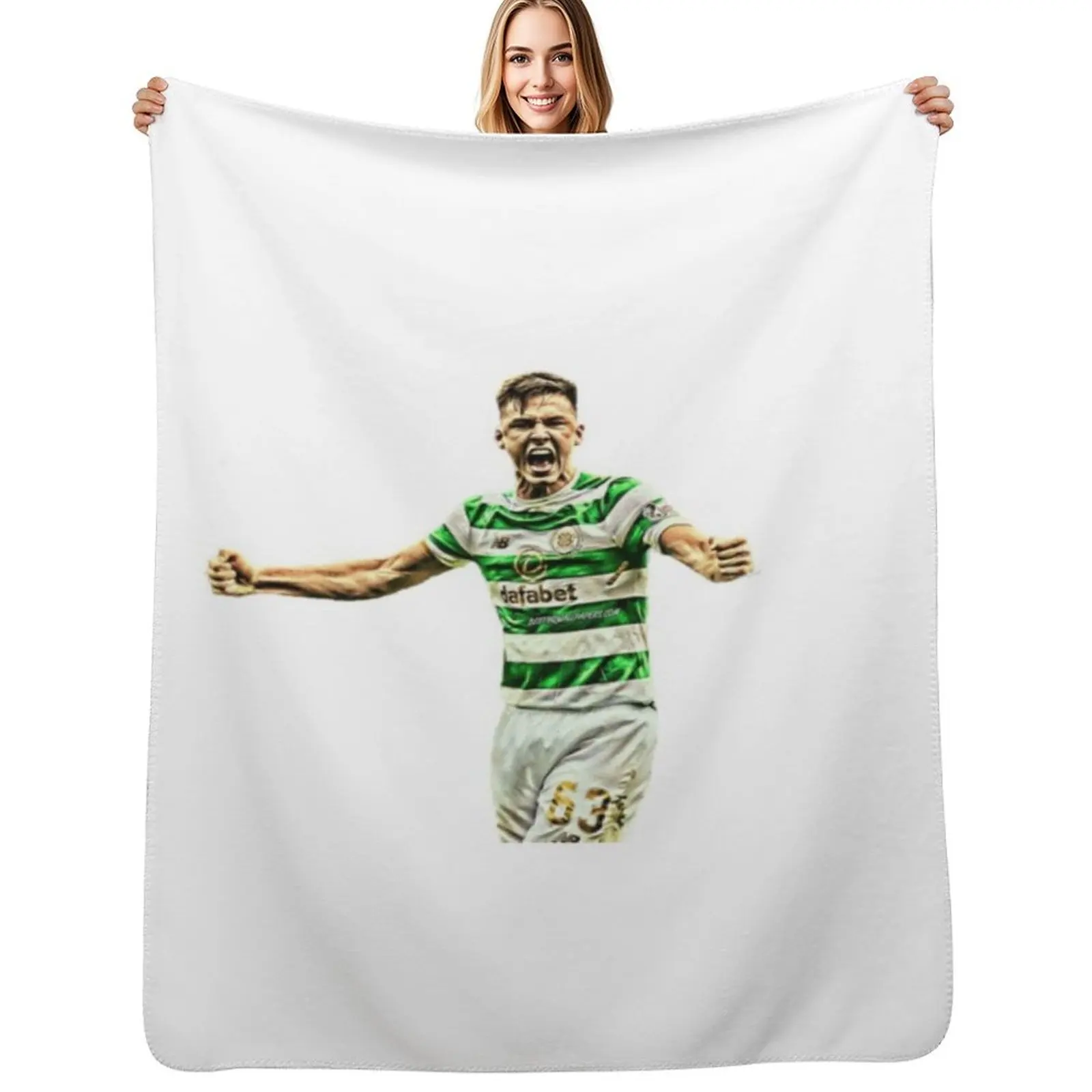 

Kieran Tierney Throw Blanket Spring Fall Cozy Throw Blanket for Couch