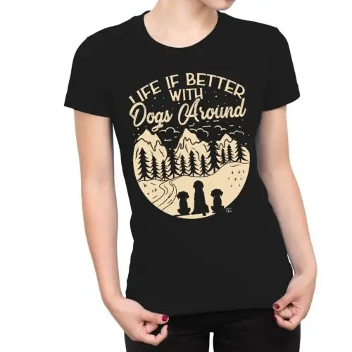 Женская футболка Polarshe 1Tee Life лучше подходит для собак