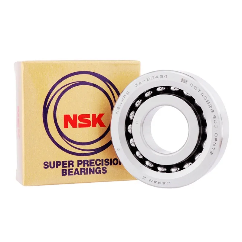 NSK Brand  1 Pair 7204 7204C-2RZ-P4-DTA 20x47x14 Sealed Angular Contact Bearings Speed Spindle Bearings CNC ABEC 7