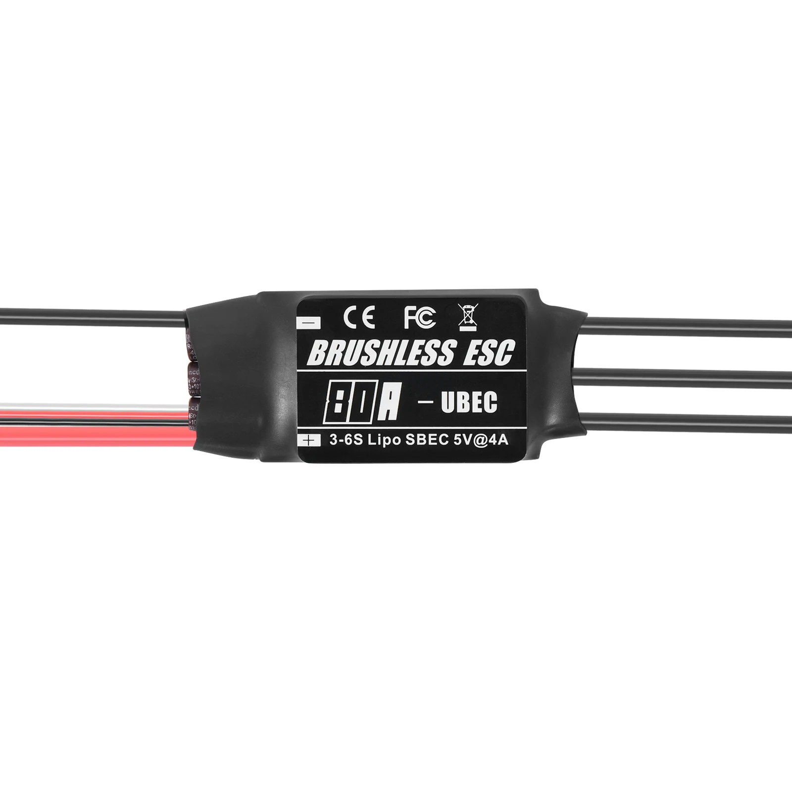 RC to skrót od \"Radio Sterowany\" ​ ESC 20A 30A 40A 50A 60A 80A 2-6S Bezszczotkowy regulator prędkości ESC z ​ UBEC do dronów RC FPV, helikopterów i quadrocopterów