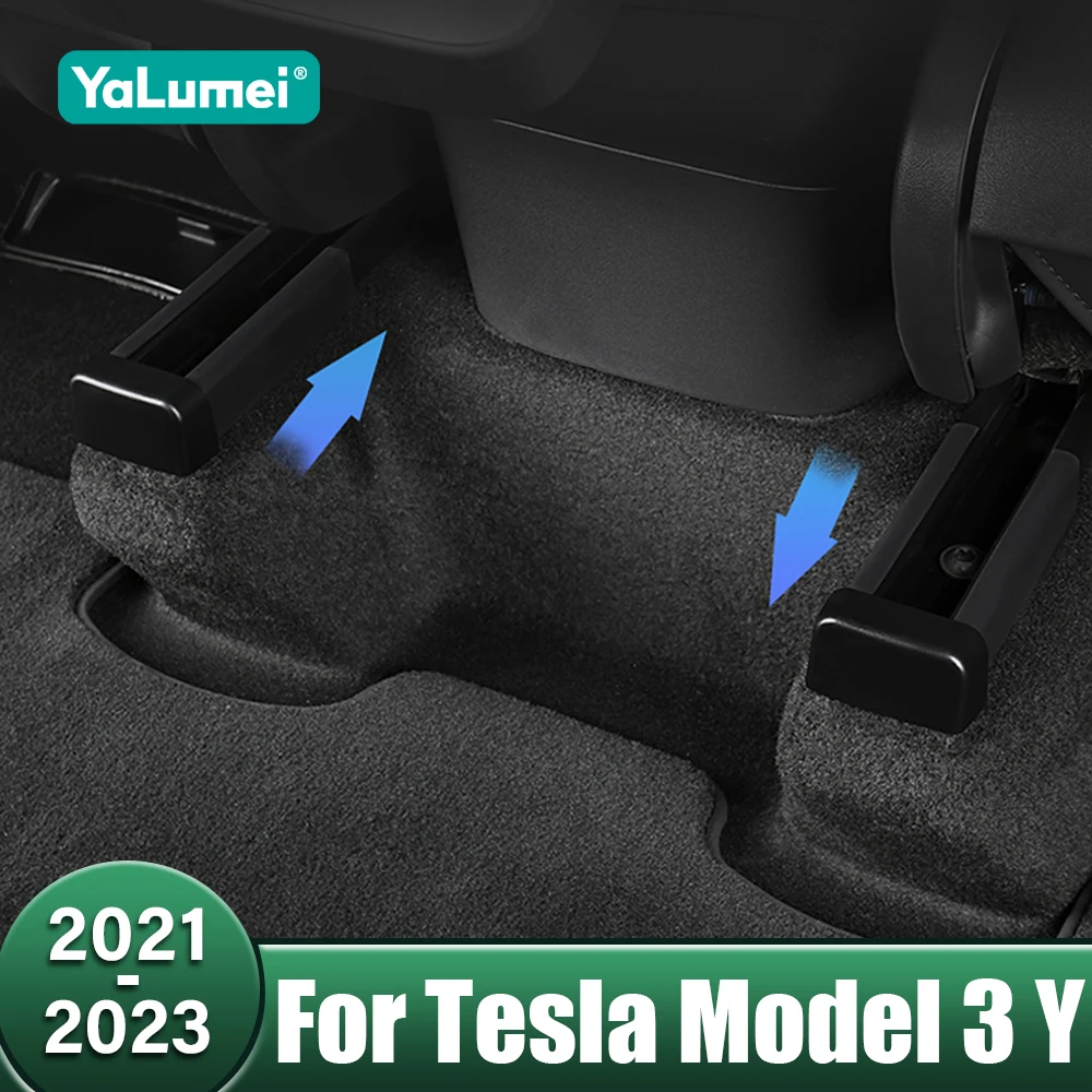 Für Tesla Modell 3 Y 2021 2022 2023 Auto Hinten Sitz Gleitschiene Anti-Kick Stecker Pulley Anti-kollision Anti-Kick Schutzhülle Kappe