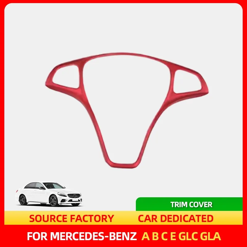 

Стайлинговые молдинги, Стайлинг автомобиля, панель рулевого колеса, накладка на рамку для Mercedes Benz A B C E GLC GLA CLA Class W176 W246 W205 W