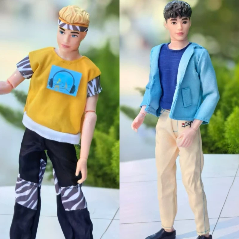 30cm Prince Ken Doll Full Set Boyfriend Doll with Clothes Accessories