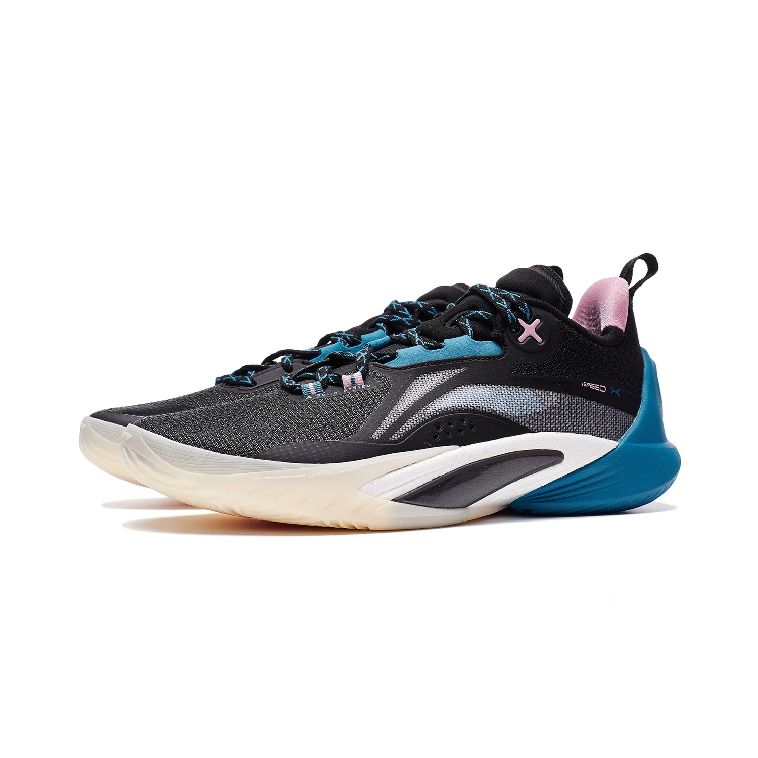 Li-Ning Men SPEED X Мужская профессиональная баскетбольная обувь BOOM bag SOLID SYSTEM Stable Support Sneakers Wearable Sport Shoes ABAT085