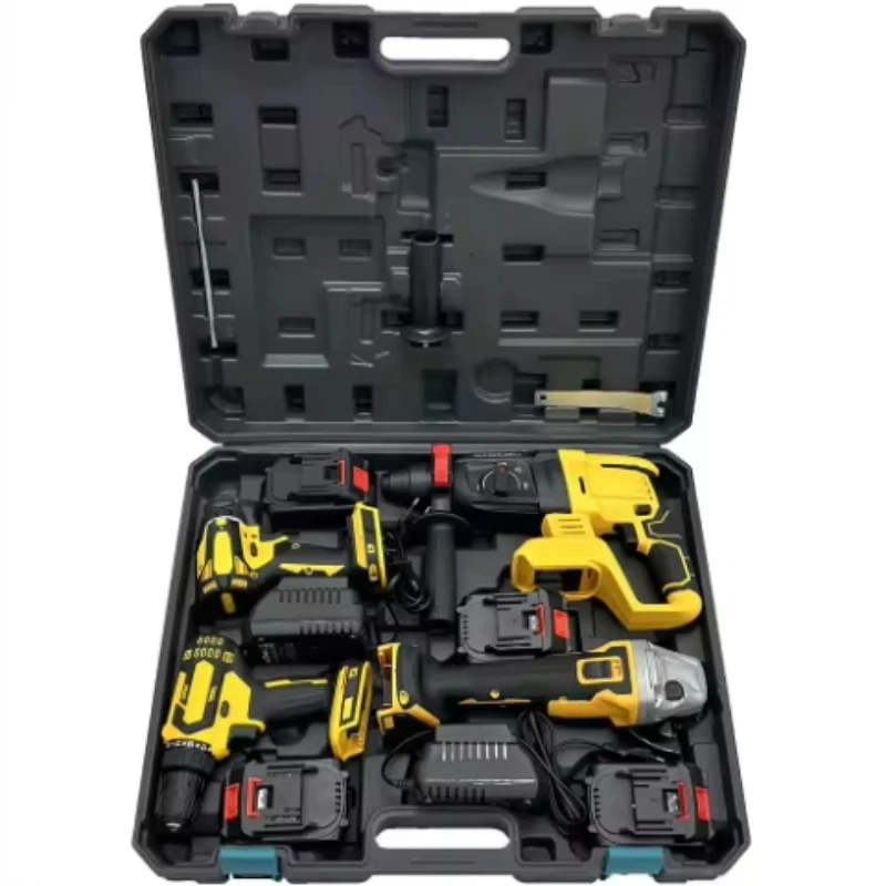 

YYHC-High Quality Brushless Li-Ion Wrench Cordless Drill Electric Drill Tool Sets