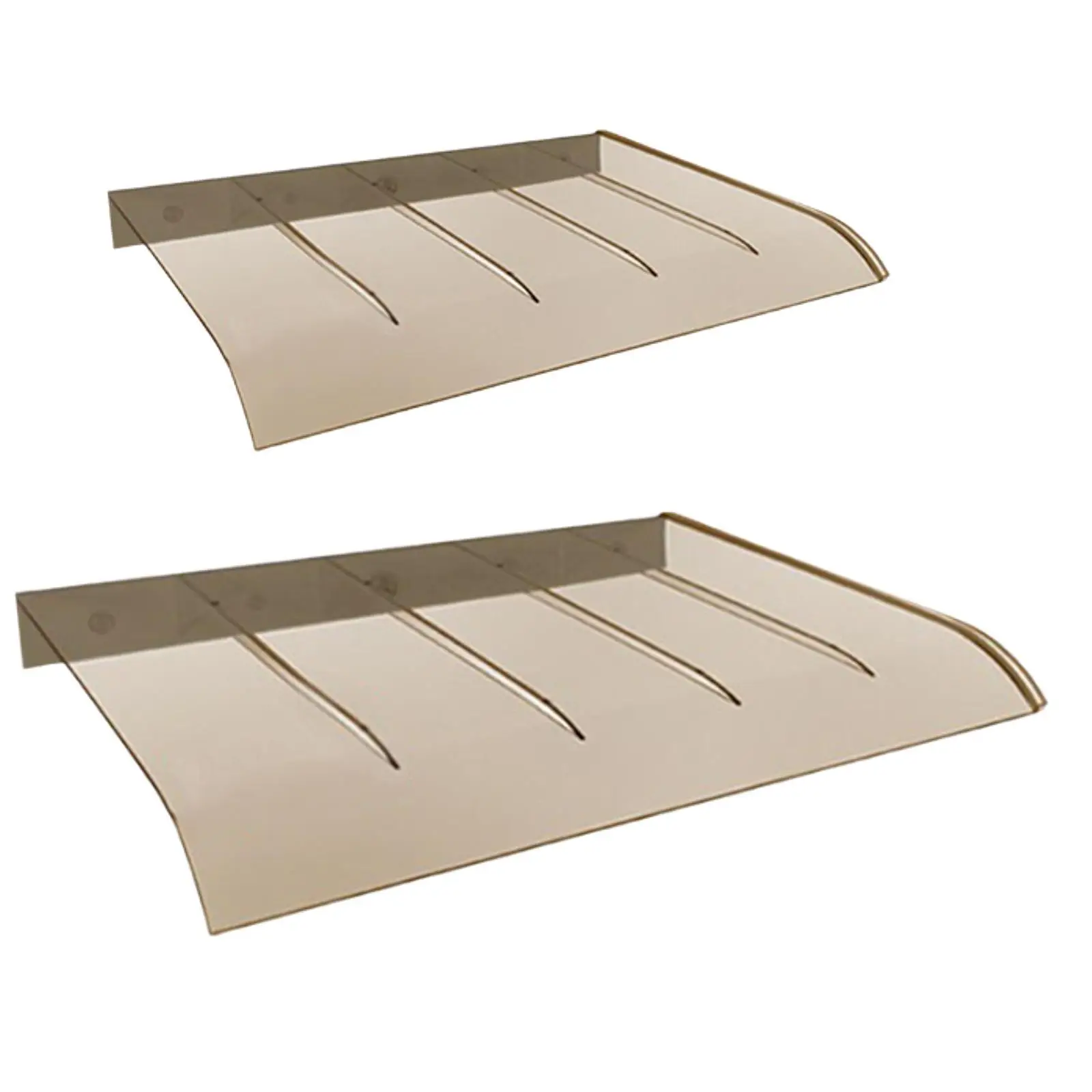 Outdoor Window Awning Door Canopy Exterior Rain Snow Protection Shelter Cover for Balcony Patio Garden Garage Wall Mounted