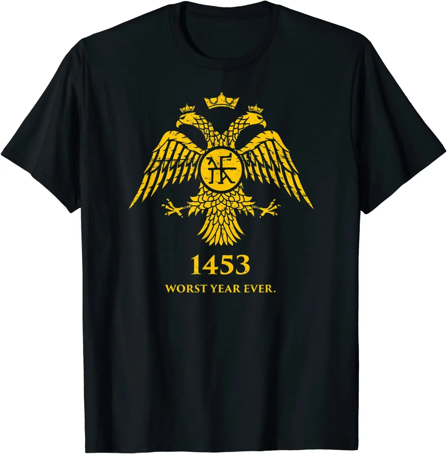 

Short Sleeve Casual 100% Cotton O-Neck Summer Shirts 1453 - Funny Fall of Constantinople Byzantine Men T-Shirt men clothing tee