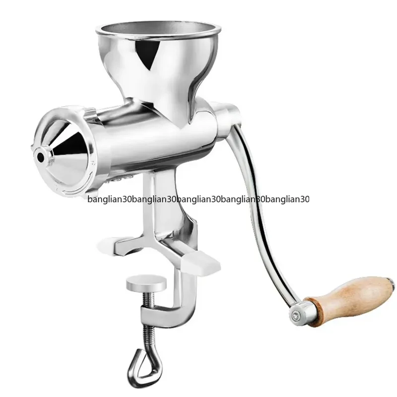 Manual Hand Juicer for Wheatgrass Wheat Seedlings Orange Ginger Pomegranate Made of 304 Stainless Steel for Household Use