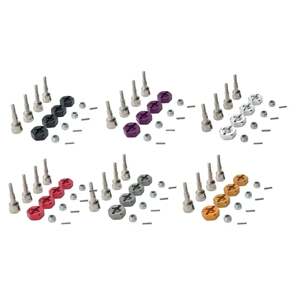 Wheel Conversion Set Axle 1/18 A949 A969 A979 K929 RC Truck Buggy Car Model Replacement Accessories