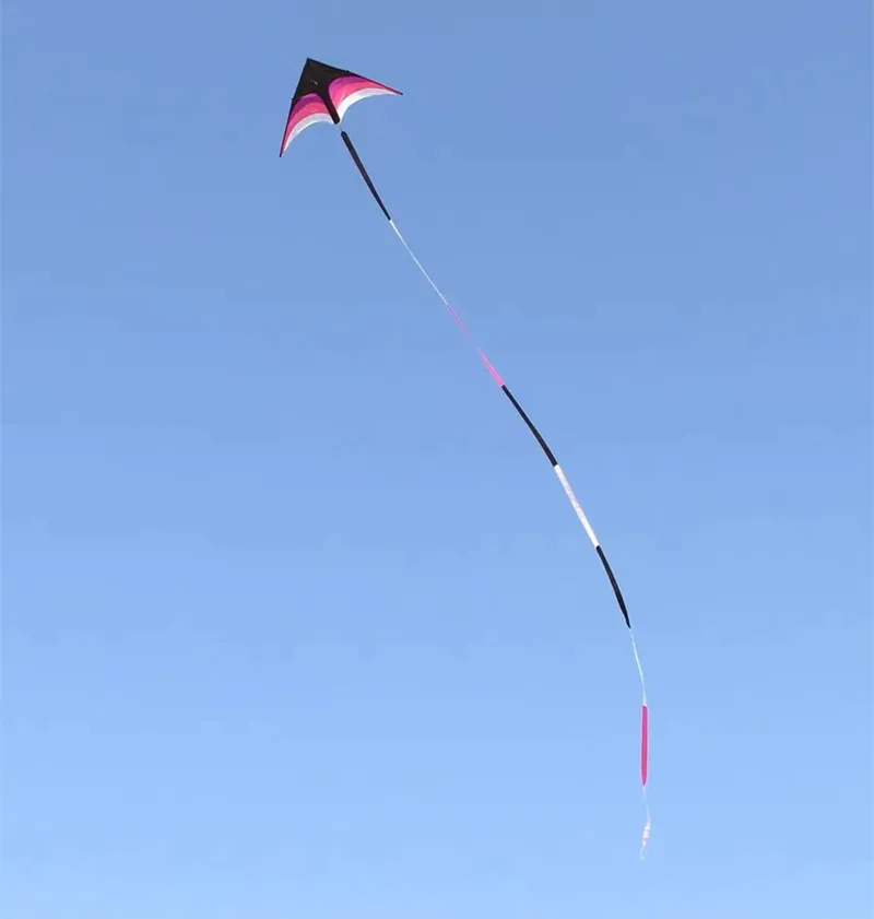 Kites Delta de 6m con colas, juguetes voladores para niños, tela de nailon ripstop, pipa profesional weifang, fábrica de pipas, pipa de pesca