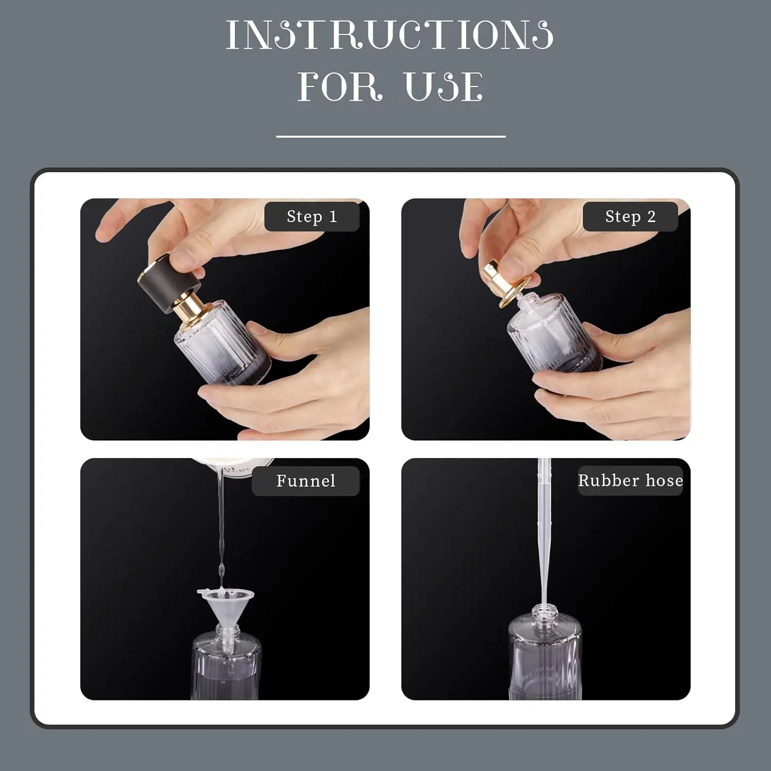 2 قطعة 30/50 مللي زجاجات رذاذ عطر فارغة رذاذ عطر زجاجي عينة الحاويات السفر عطر أساسي مستلزمات التجميل مستحضرات التجميل