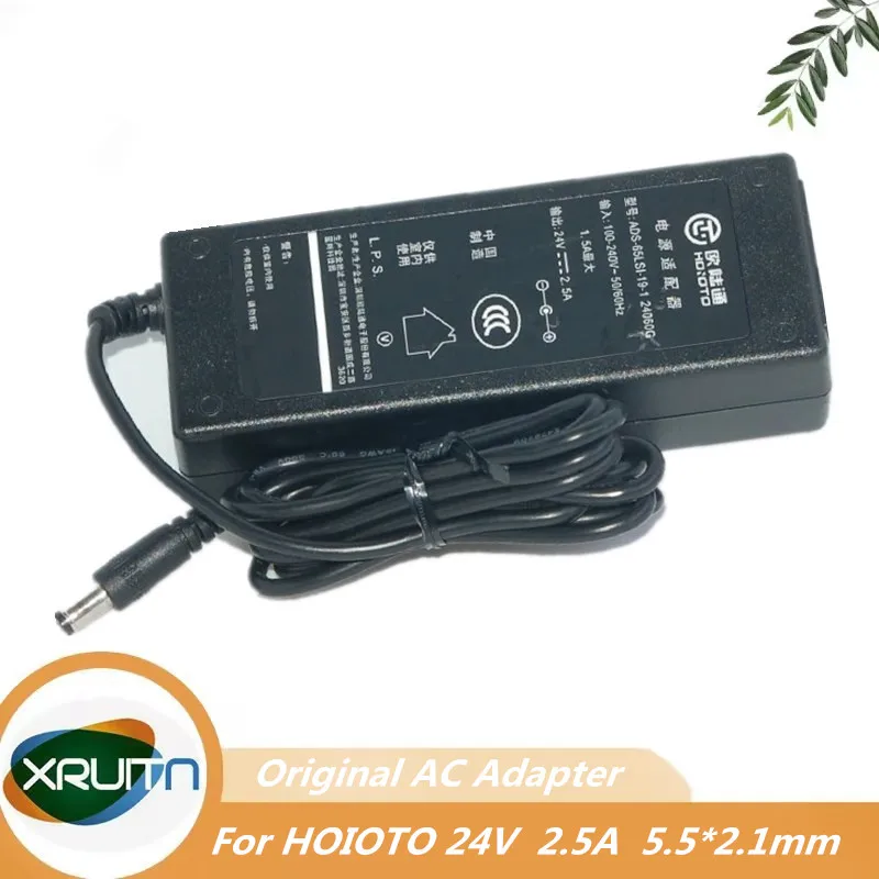 

Original AC Adapter Charger For HOIOTO ADS-65LSI-19-1 24060G 24V 2.5A 60W 5.5x2.1mm Switching Power Supply