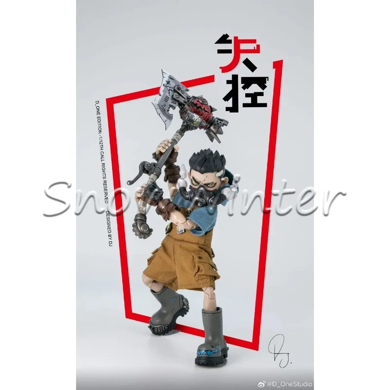 【In‑stock 】D_ONE RAGE‑ZBOYS Toothy Daily / Out‑of‑Control Ver.1/12 Action Figure,Anime Trendy Collectible Model Toy