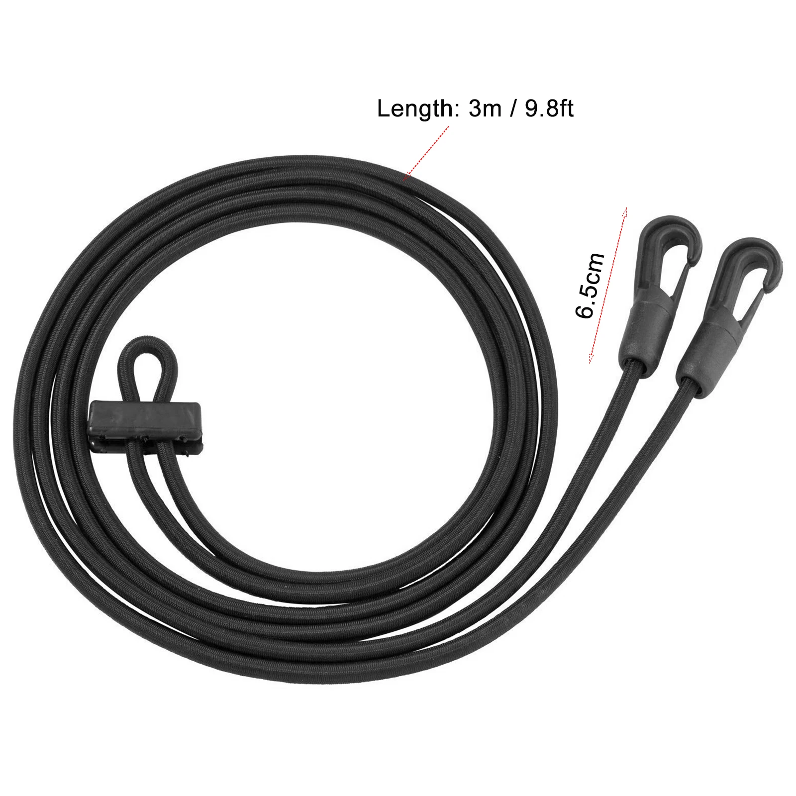 Rope Horse Reins 9.8ft Adjustable Elastic Latex Neck Stretcher Training Rope Headcollar For Horses Of All Sizes