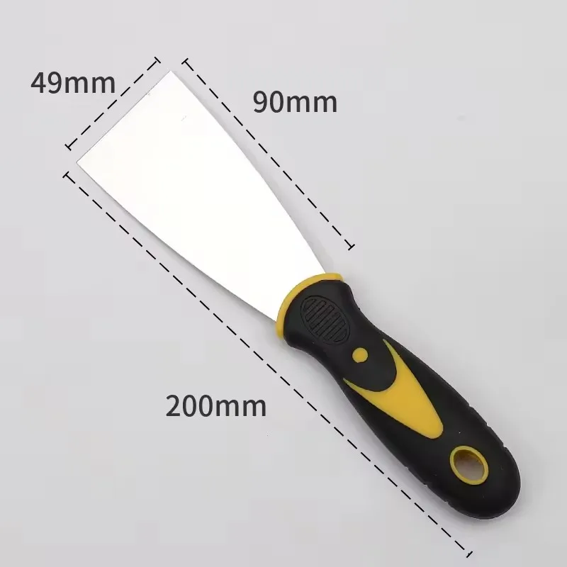 مكشطة سكين العجين من الفولاذ الكربوني 2/3/4/5 بوصة، ملعقة مختلفة الحجم لإصلاح الطلاء والجدران، التنظيف المنزلي والصناعي