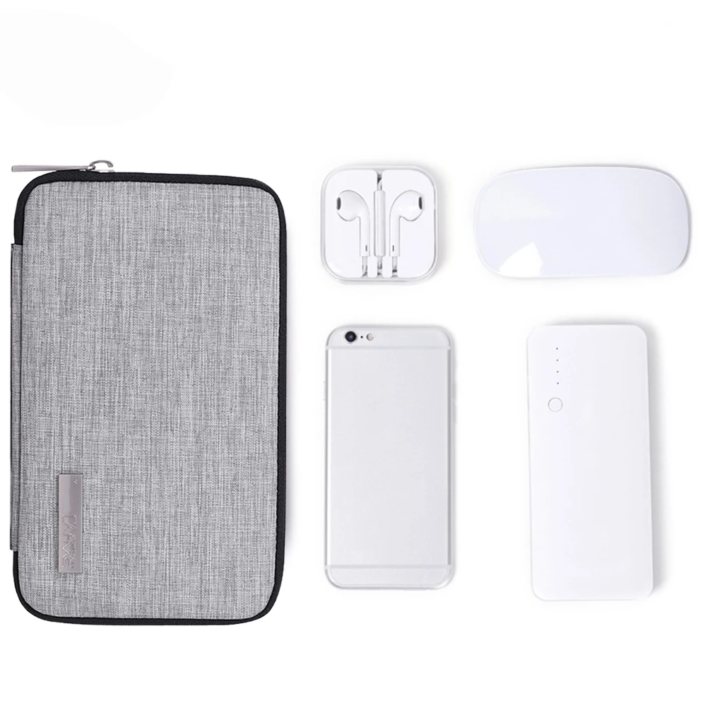 

Digital Storage Bag USB Cable Pouch Earphone Organizer Travel Accessories Case Durable Elastic Straps Pockets Protect
