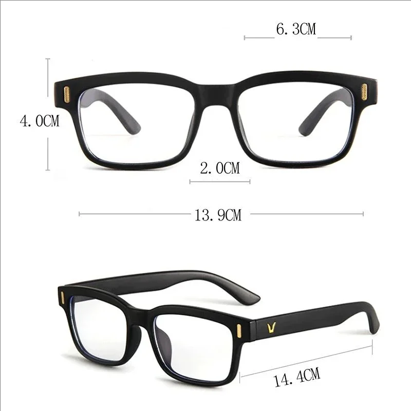 Men And Women Square Anti Blue Glasses Computer Frame Optical Lenses New Arrival 2023