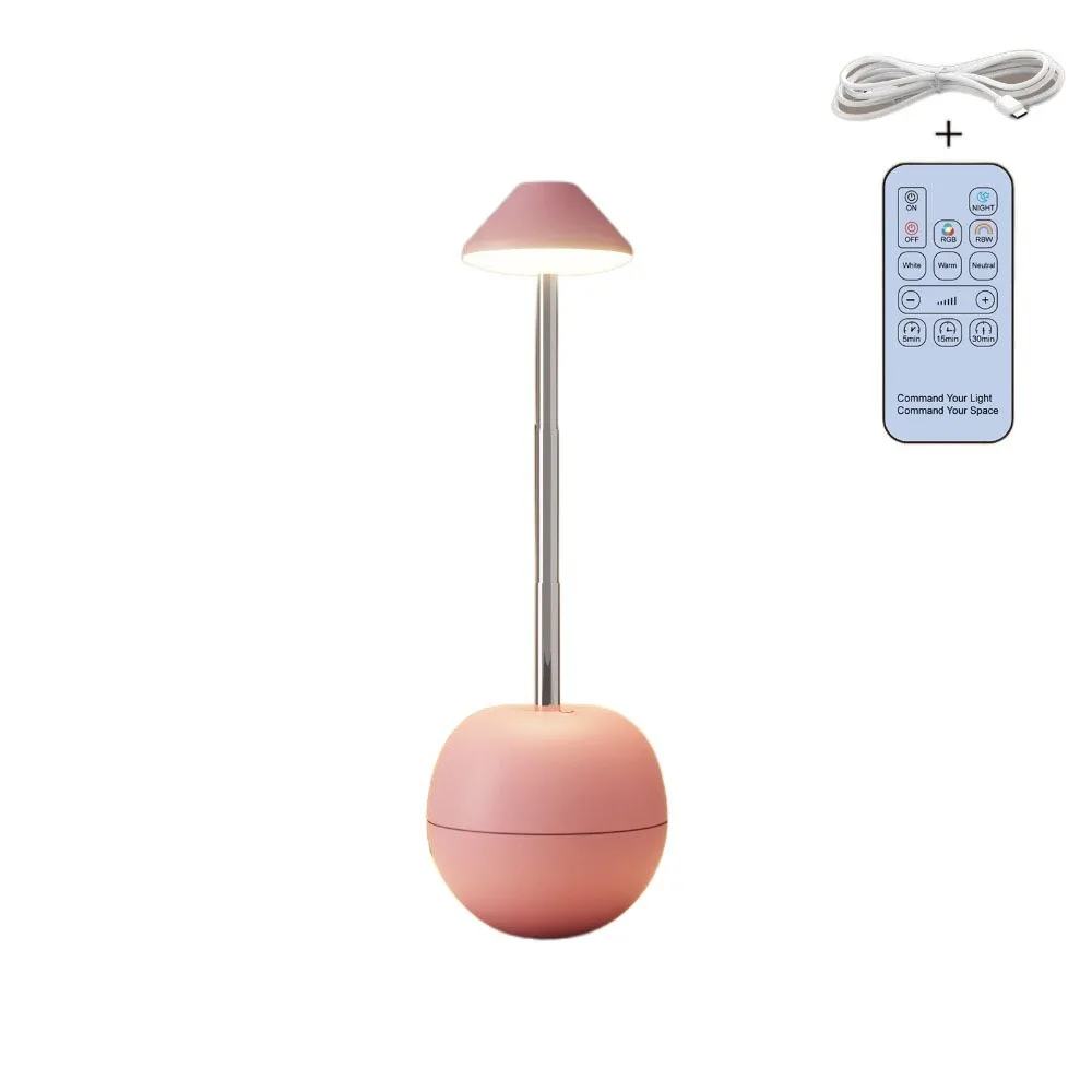 

Rechargeable Table Decoration Lamp with Remote Control Atmosphere Desk Light RGB Touch Control Telescopic Night Light Study