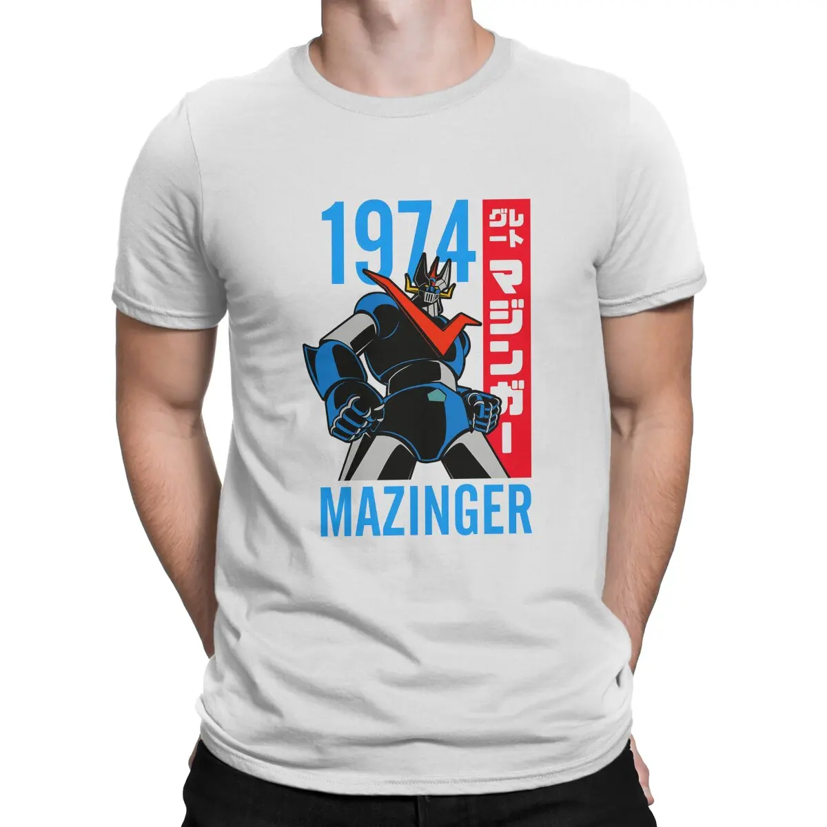 Great Mazinger 1974 Dark MazingerZ Robot T Shirt Grunge O-Neck TShirt Polyester Streetwear