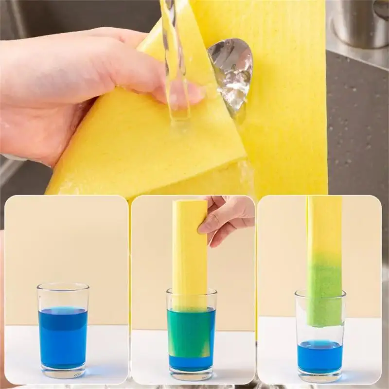 Modern Minimalist Dish Cloth Wood Pulp Cotton Cleaning Tools Increasing Absorbent Cleaning Sponge Wipes Household Cleaning Tools