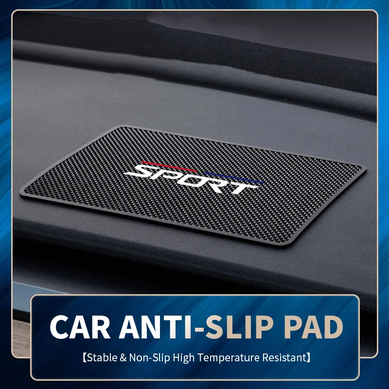 The The Red and Blue Sport Style Pvc Anti-Slip Mat with Horizontal Lines on the Car Dashboard Is a Sticky Anti-Slip Gel Mat for the Interior of the Car, Used for Phone Holder and Sunglasses, and as a Central Control Storage Mat - Aliexpress Deal